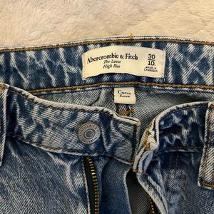 Abercrombie and fitch curve love loose high rise